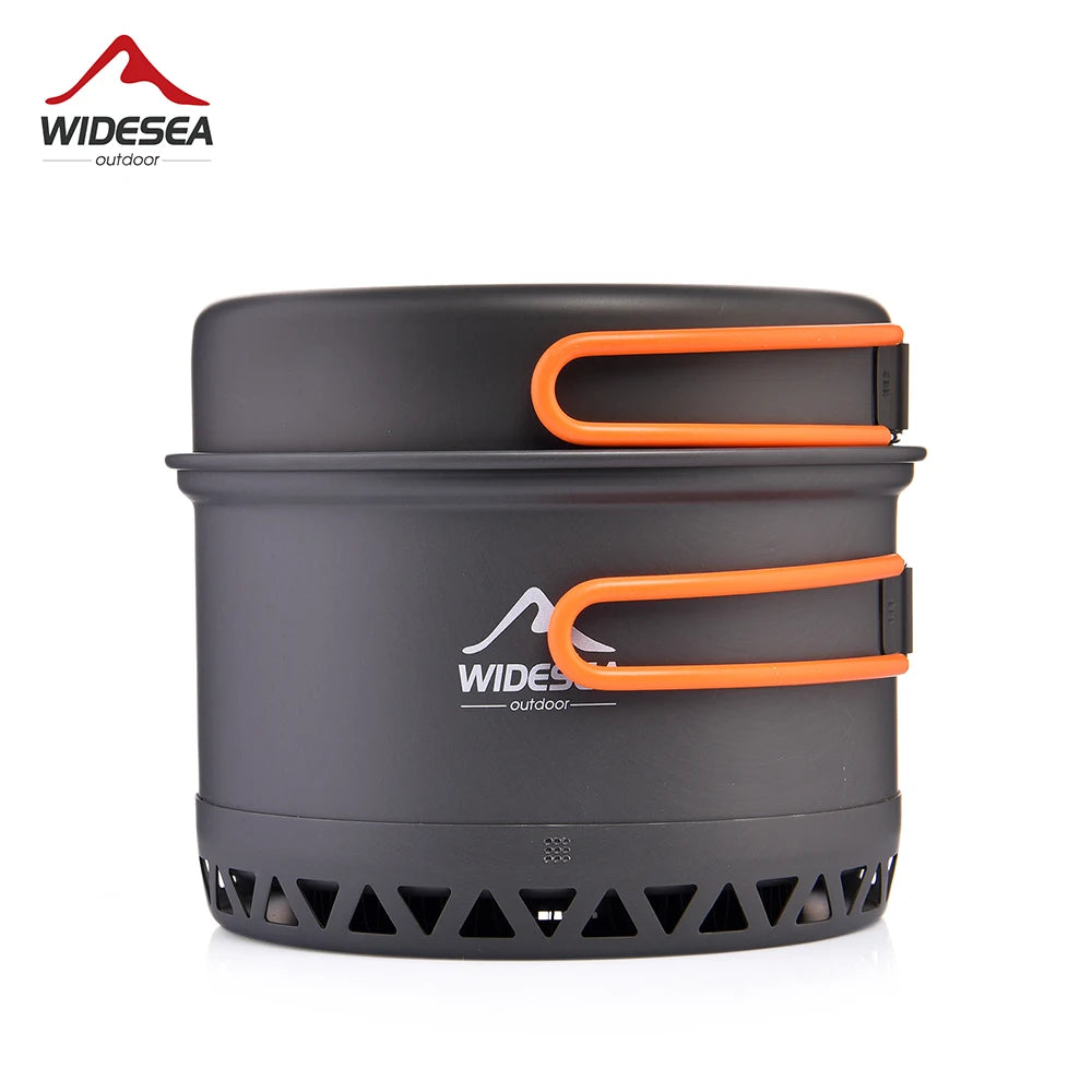 Widesea Camping Cookware Set – Lightweight Pots, Kettle & Tableware