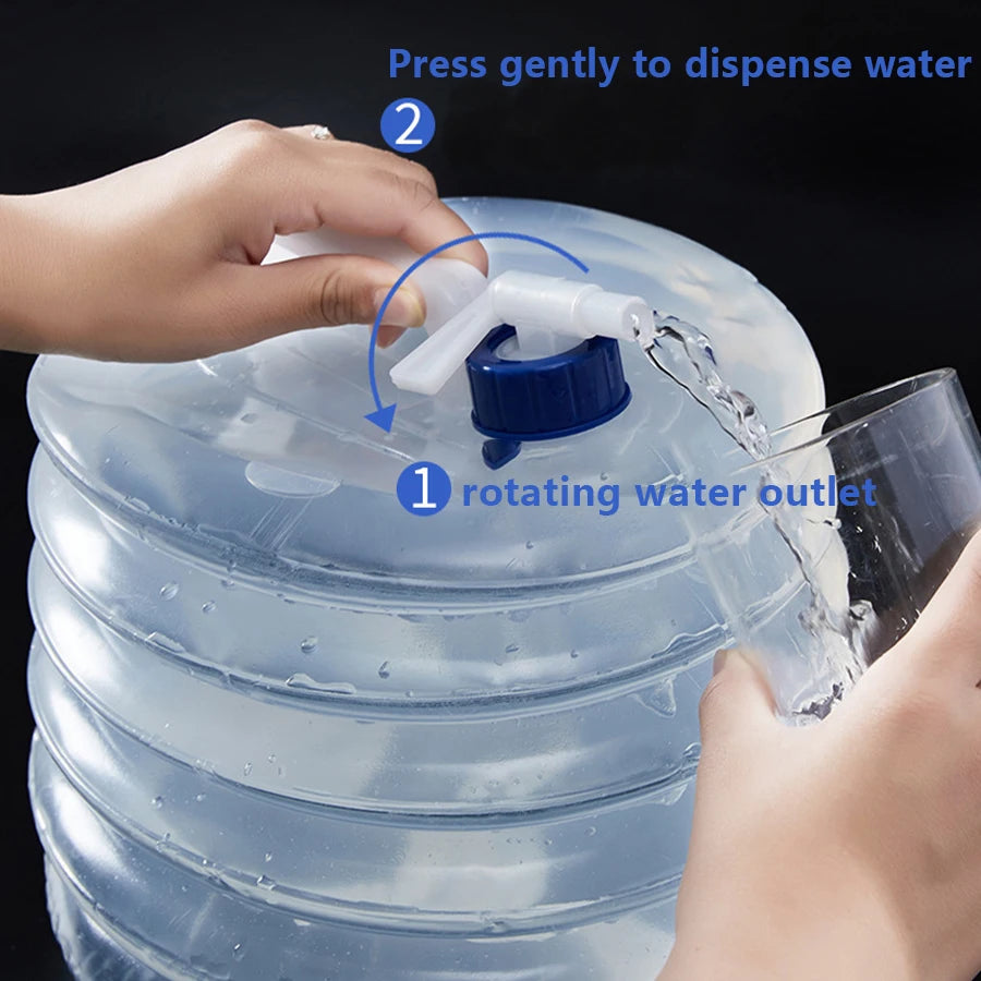 Portable Foldable Water Carrier (5L/10L/15L)