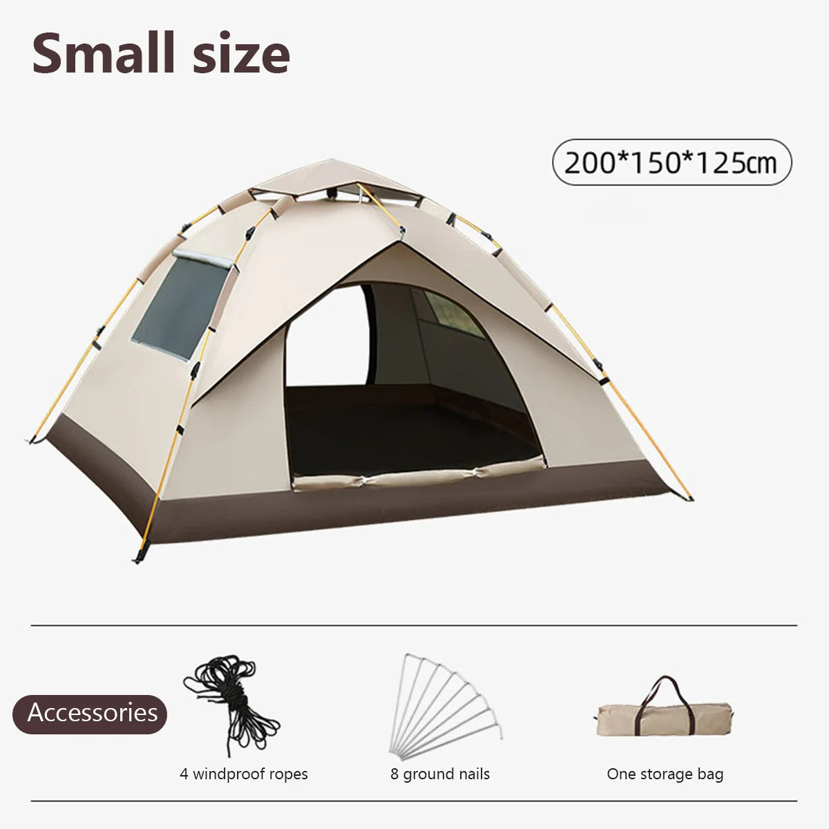 Outdoor Folding Camping Tent – Portable, Waterproof & Easy Setup