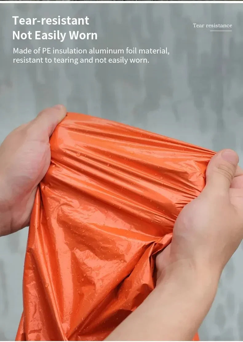 Emergency Waterproof Rain Poncho for Survival