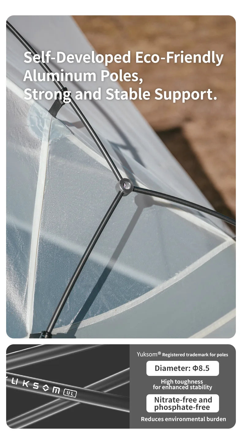 Make your outdoor adventures more comfortable with this versatile tent designed for camping, beach trips, picnics, and more.
