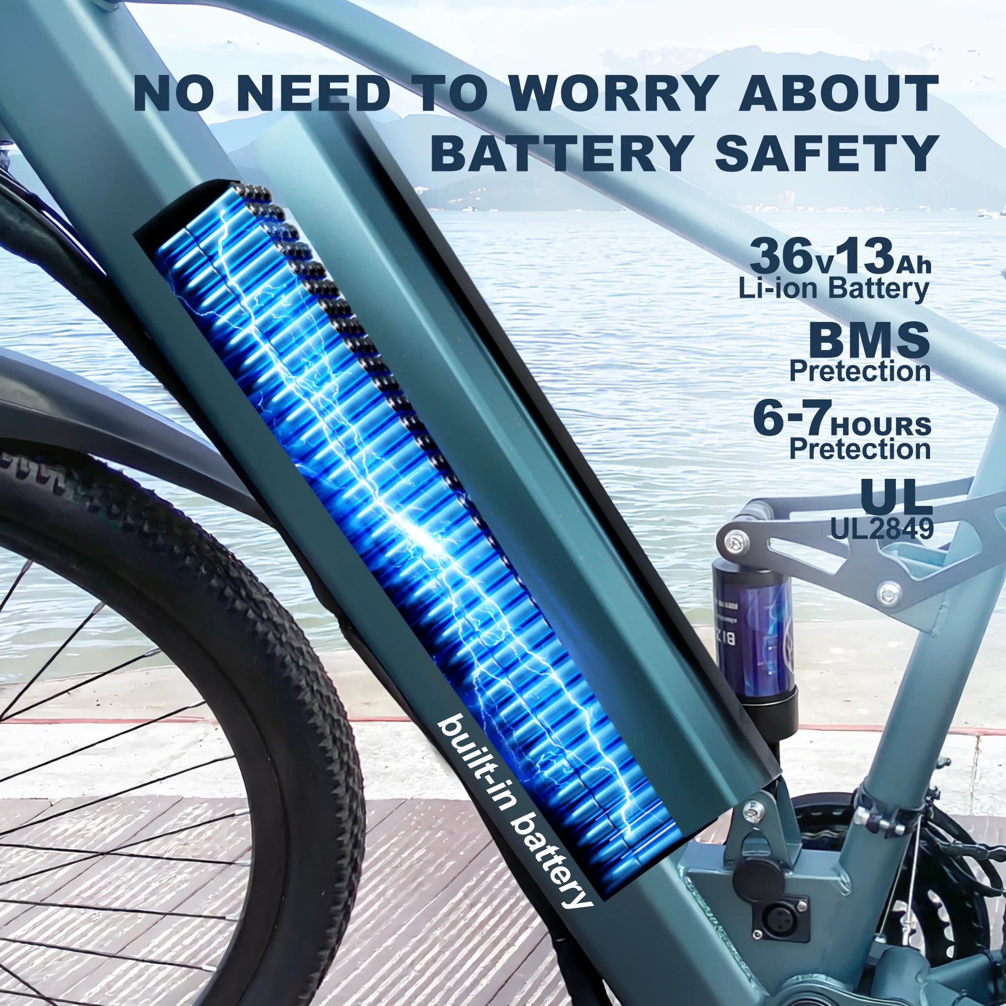 750W Adults Electric Bike – Powerful, Versatile & Built for City and Mountain Rides