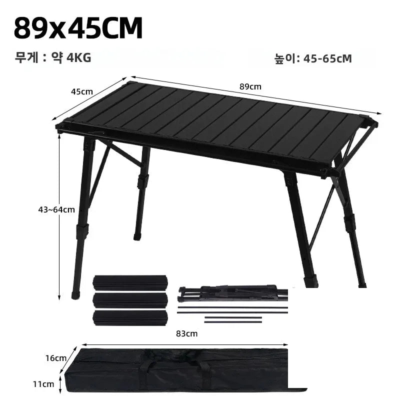 MOUNTAINHIKER Folding Wood Camping Table