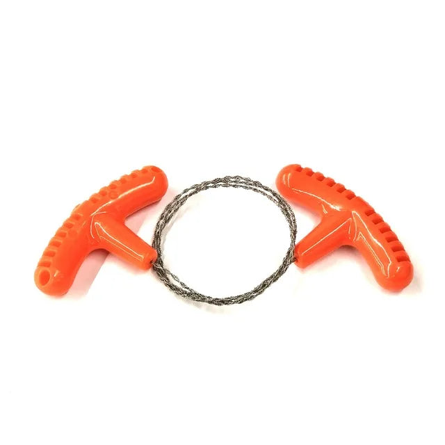 Portable Stainless-Steel Survival Wire Saw for Camping