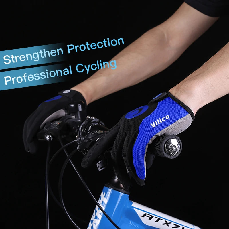 MTB Long Finger Cycling Gloves for Autumn & Winter
