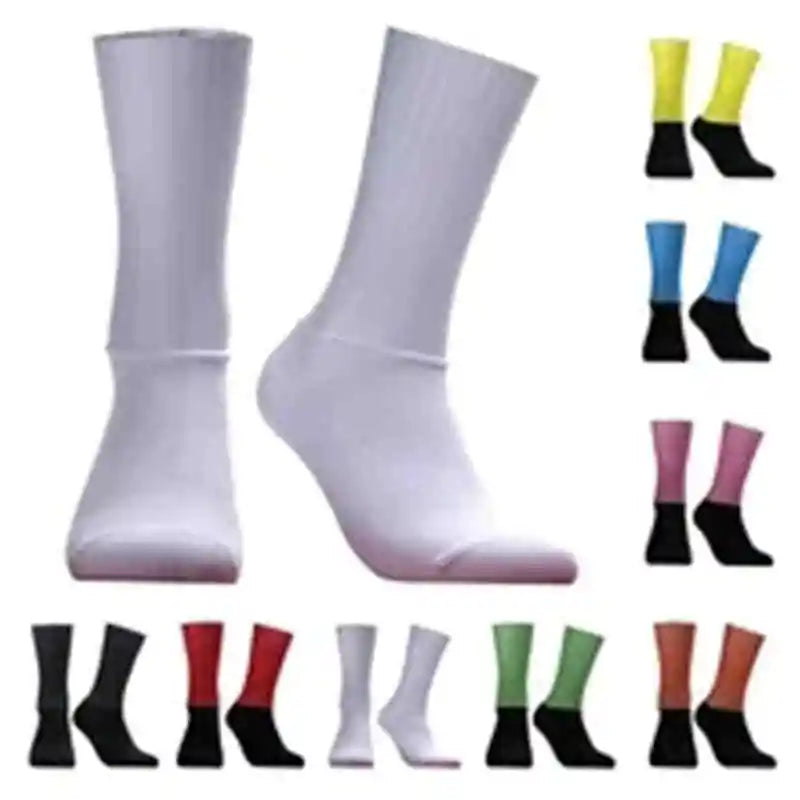 Whiteline Anti-Slip Aero Cycling Socks for Summer