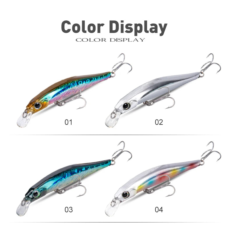 Artist FR Silence Sinking Minnow – High-Quality Hard Baits for Sea Bass & More