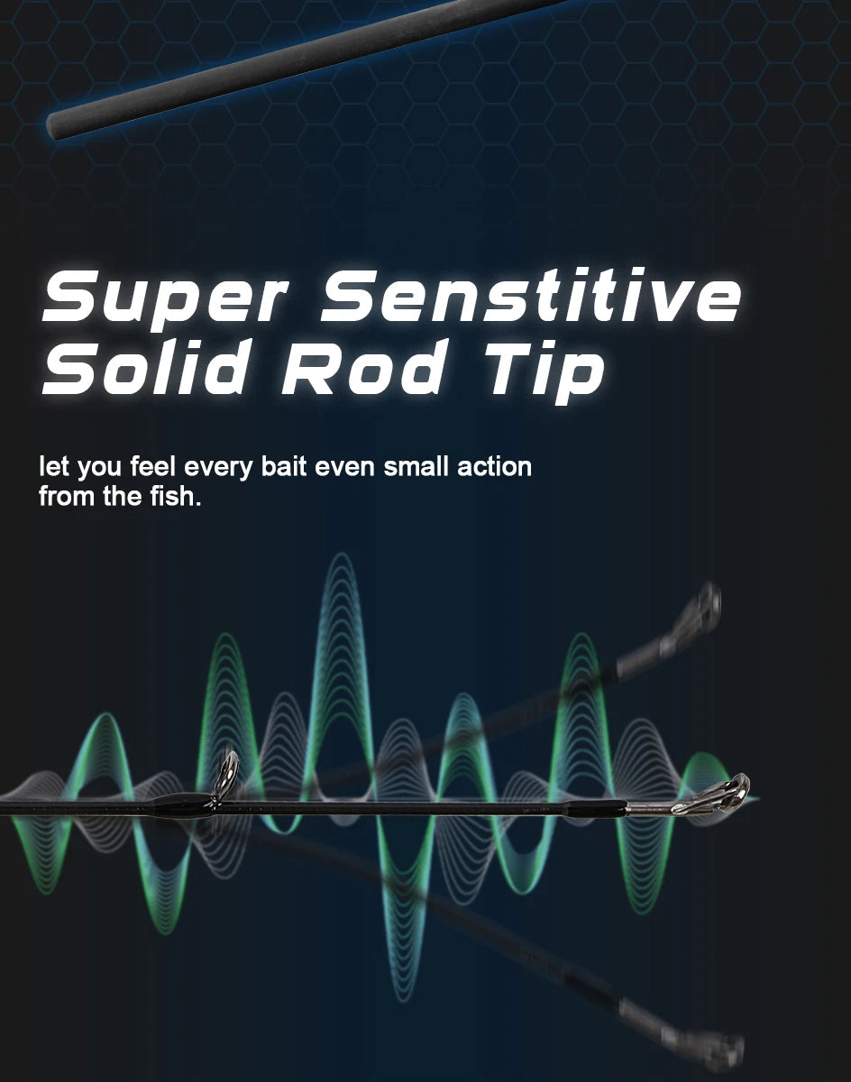 MIFINE NANO JIG Travel Spinning Rod – Ultra-Light & Portable