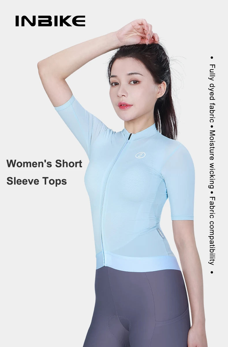 INBIKE Women’s Cycling Jersey – Summer Macaron Color Edition