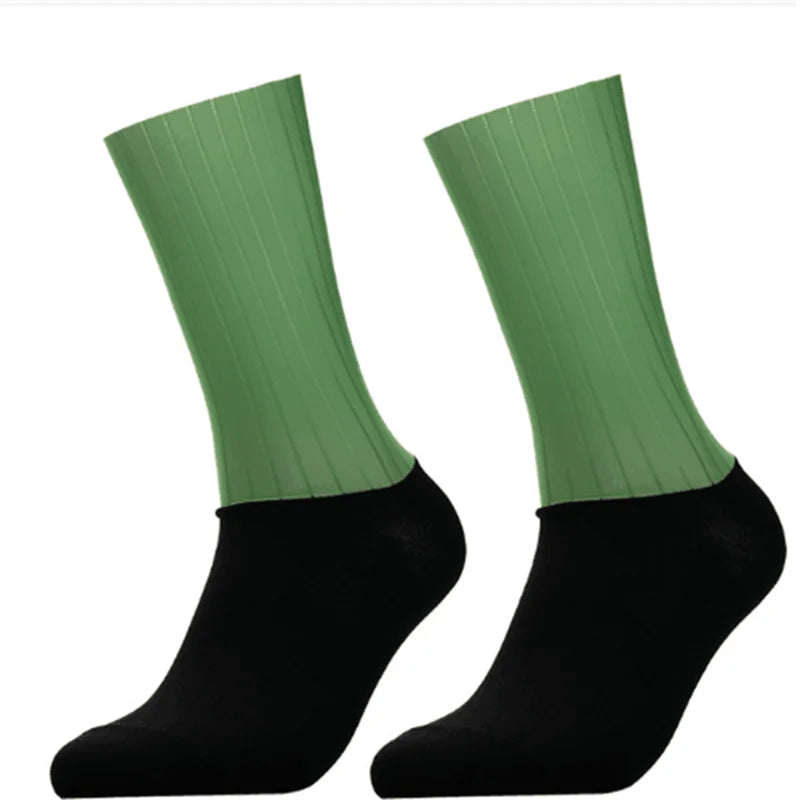 Whiteline Anti-Slip Aero Cycling Socks for Summer