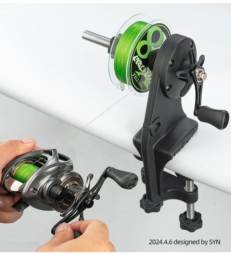 LINNHUE Lightweight Fishing Line Winder with Durable Spooler Tool