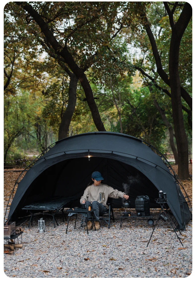ShineTrip 05 Ultralight Folding Camping Table with ABS Top & Aluminum Legs