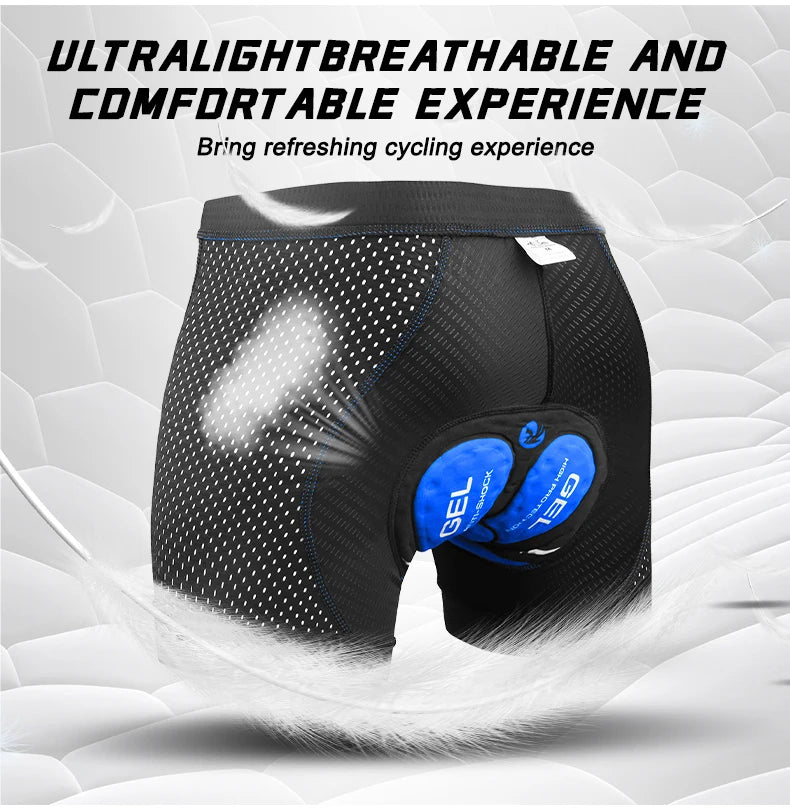 X-TIGER 5D Padded Cycling Underwear Shorts