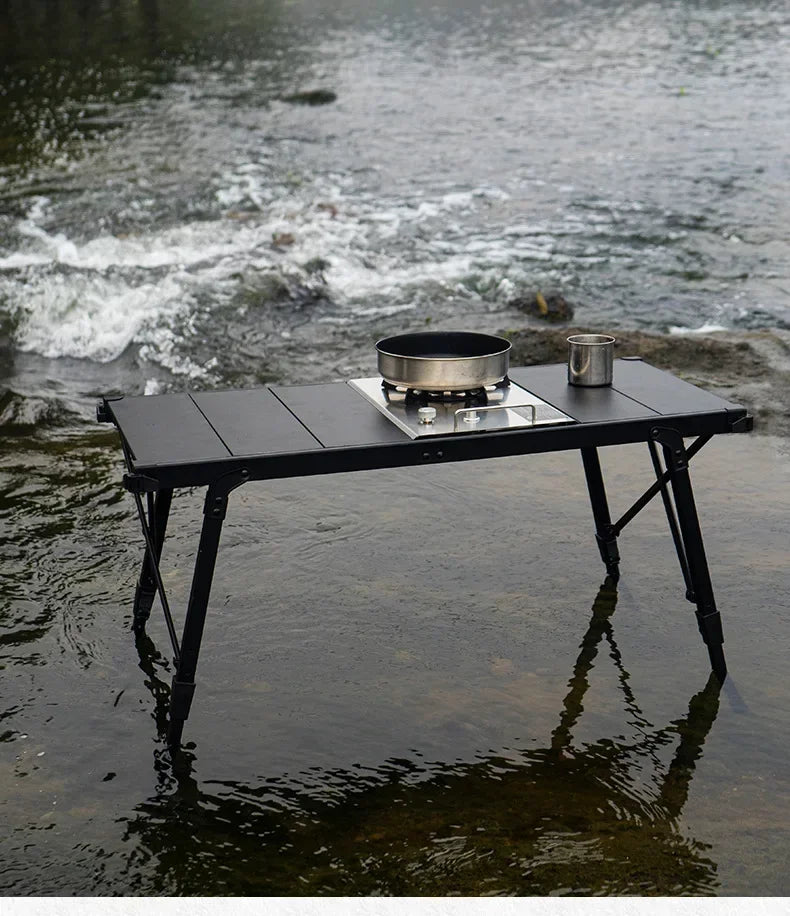 MOUNTAINHIKER Folding Wood Camping Table