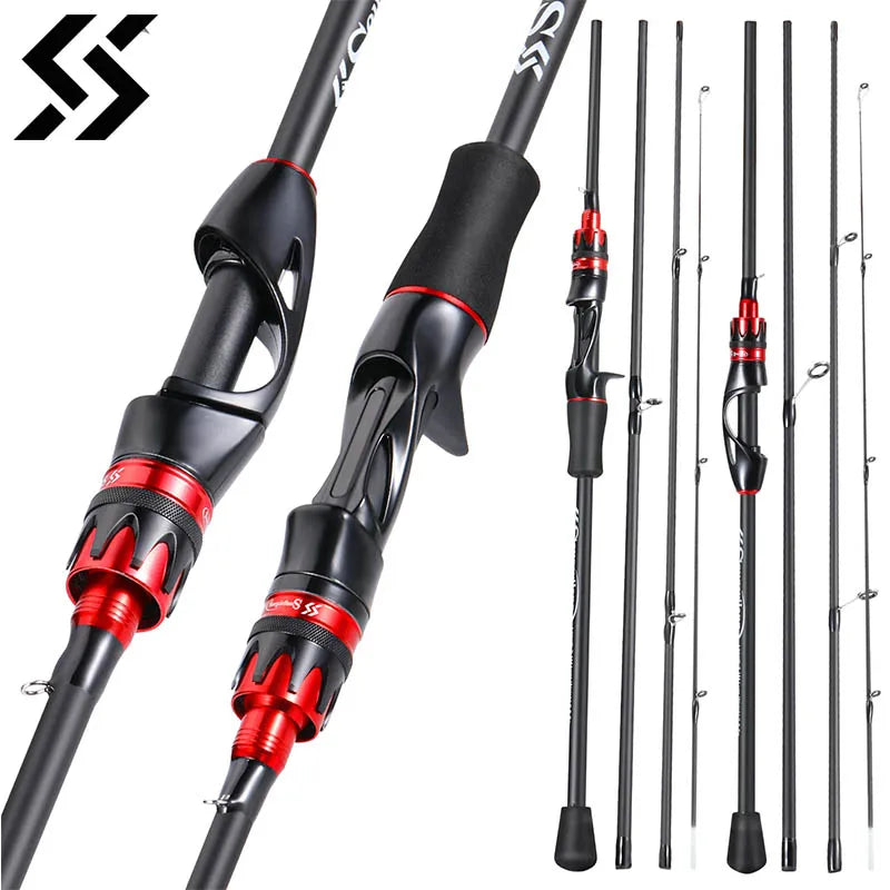 Sougayilang 2.1m Ultralight Carbon Fiber Casting/Spinning Rod