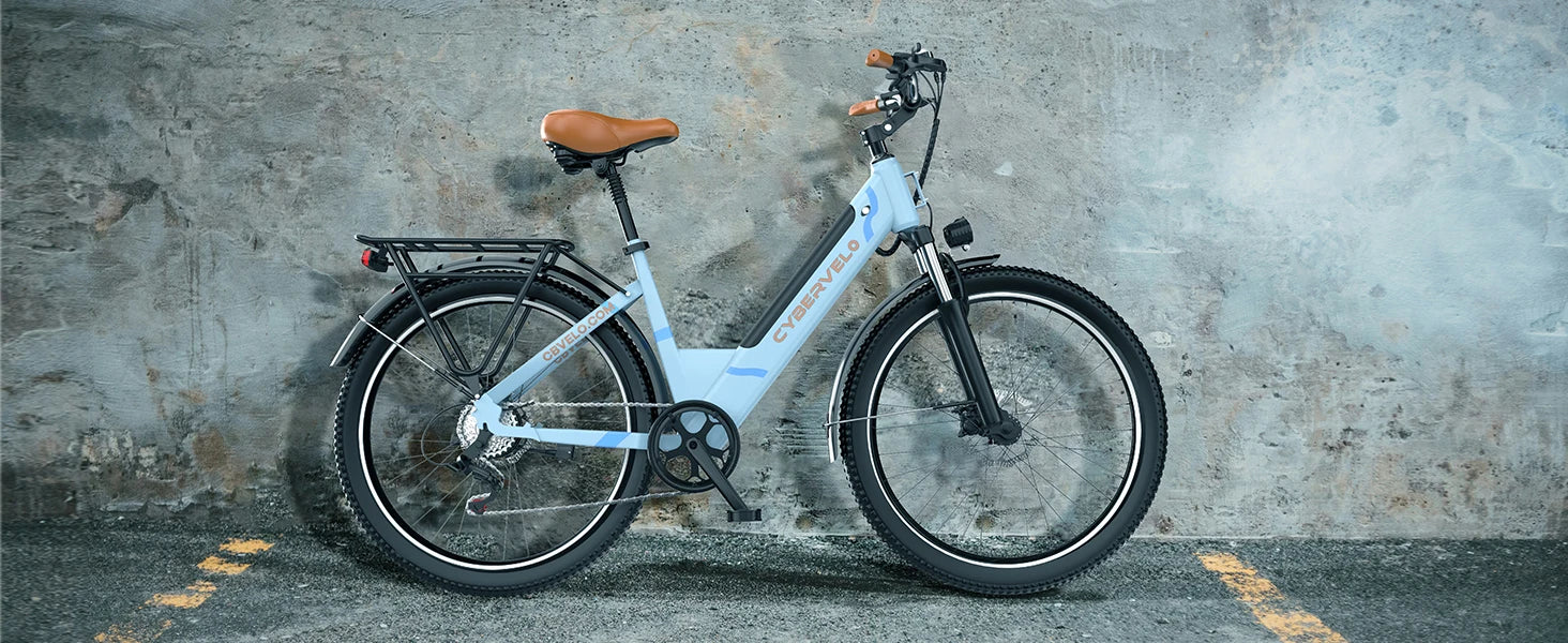 CYBERVELO 1000W Peak Electric Bike – Long Range & High Performance for Adults