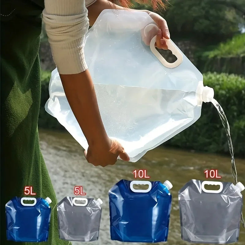 5L/10L Collapsible Water Storage Jug for Camping & Survival