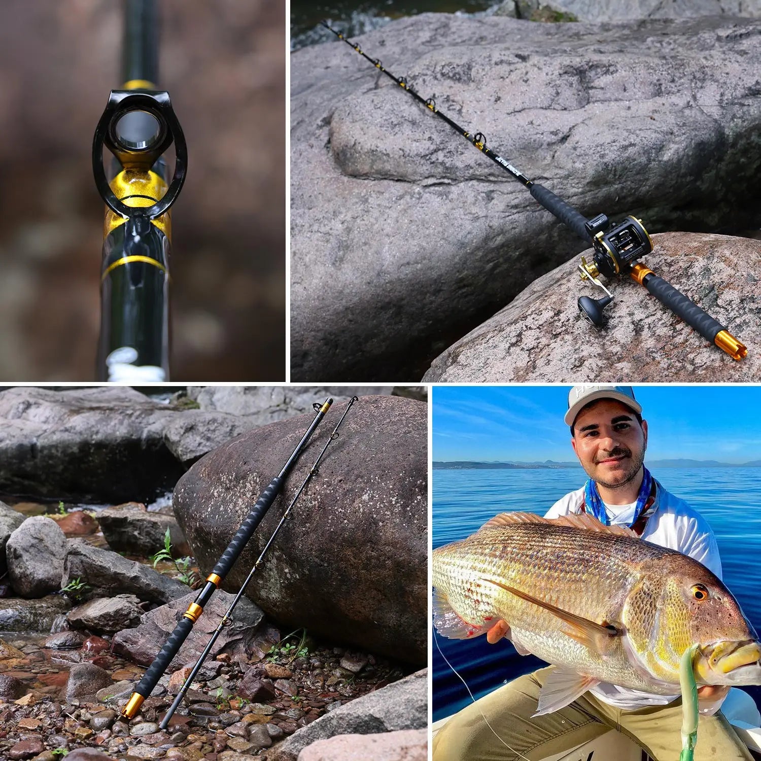 Sougayilang 1.8m Jigging Rod – Heavy Trolling Rod for Saltwater Fishing