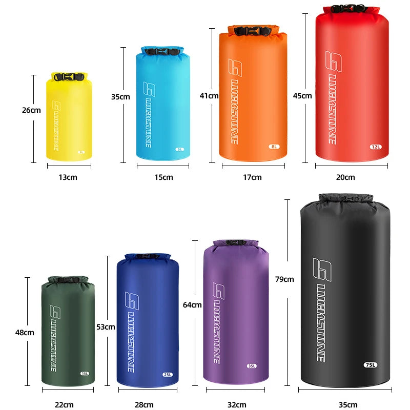 Waterproof Dry Bag for Swimming & Outdoor Sports (3-75L)