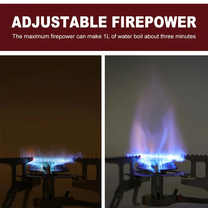 Camping Gas Stove – Portable Folding Outdoor Stove for Cooking