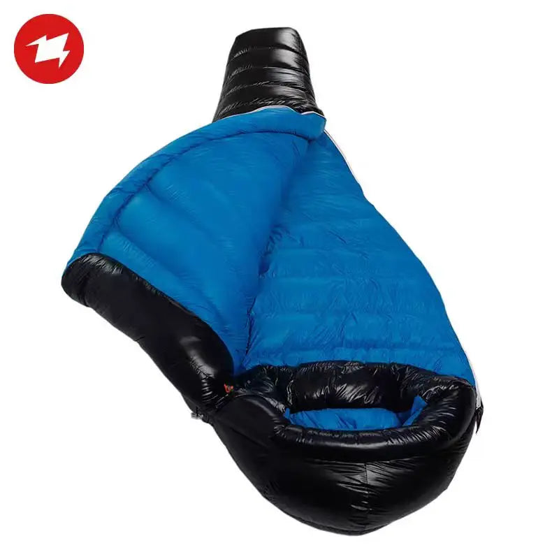 AEGISMAX Premium 800FP Goose Down Sleeping Bag – Compact, Warm & Built for Adventure