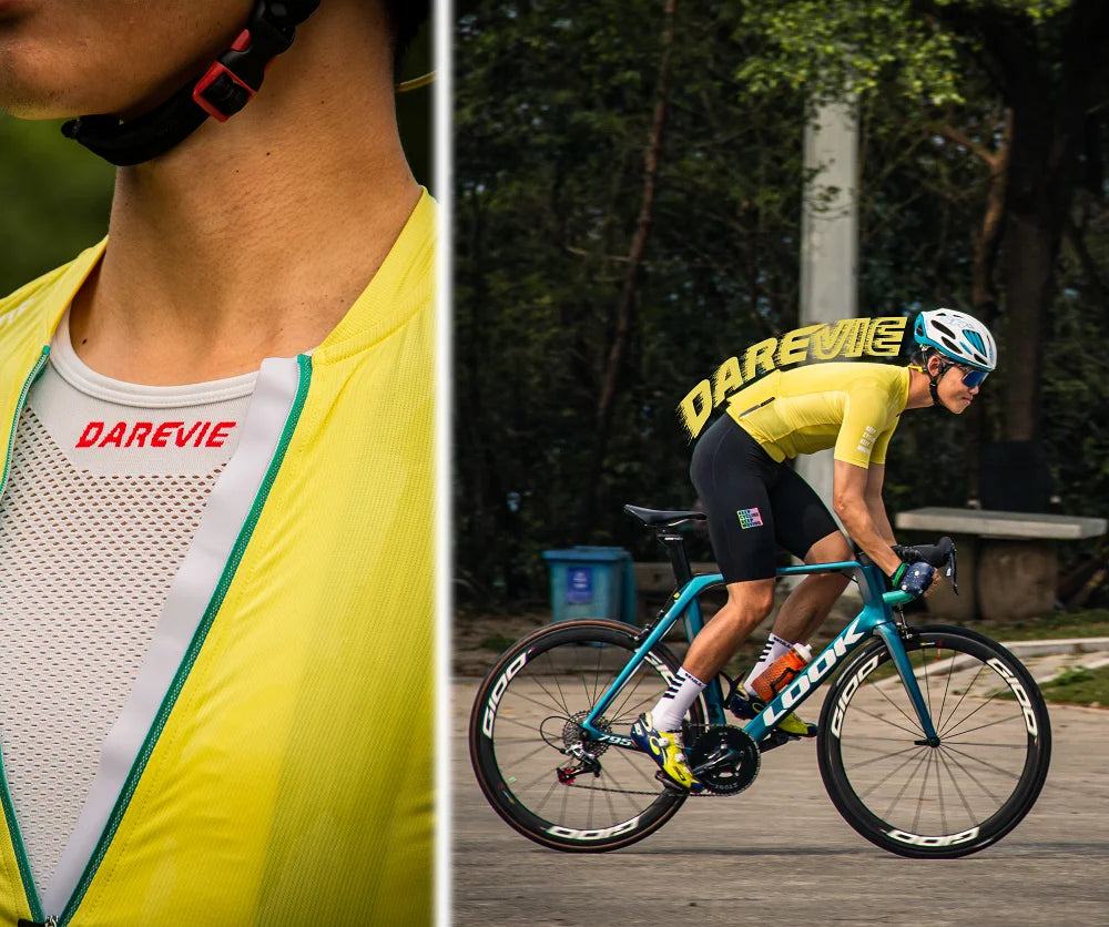 DAREVIE Men’s Cycling Jersey – Cool Technology Quick-Dry Performance