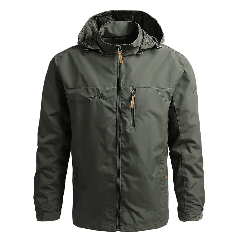 Tactical Waterproof Windbreaker Jacket with Hood