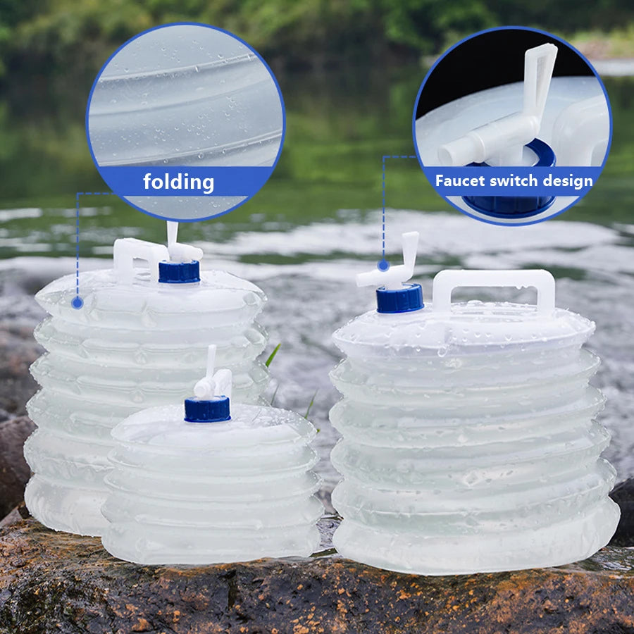 Portable Foldable Water Carrier (5L/10L/15L)