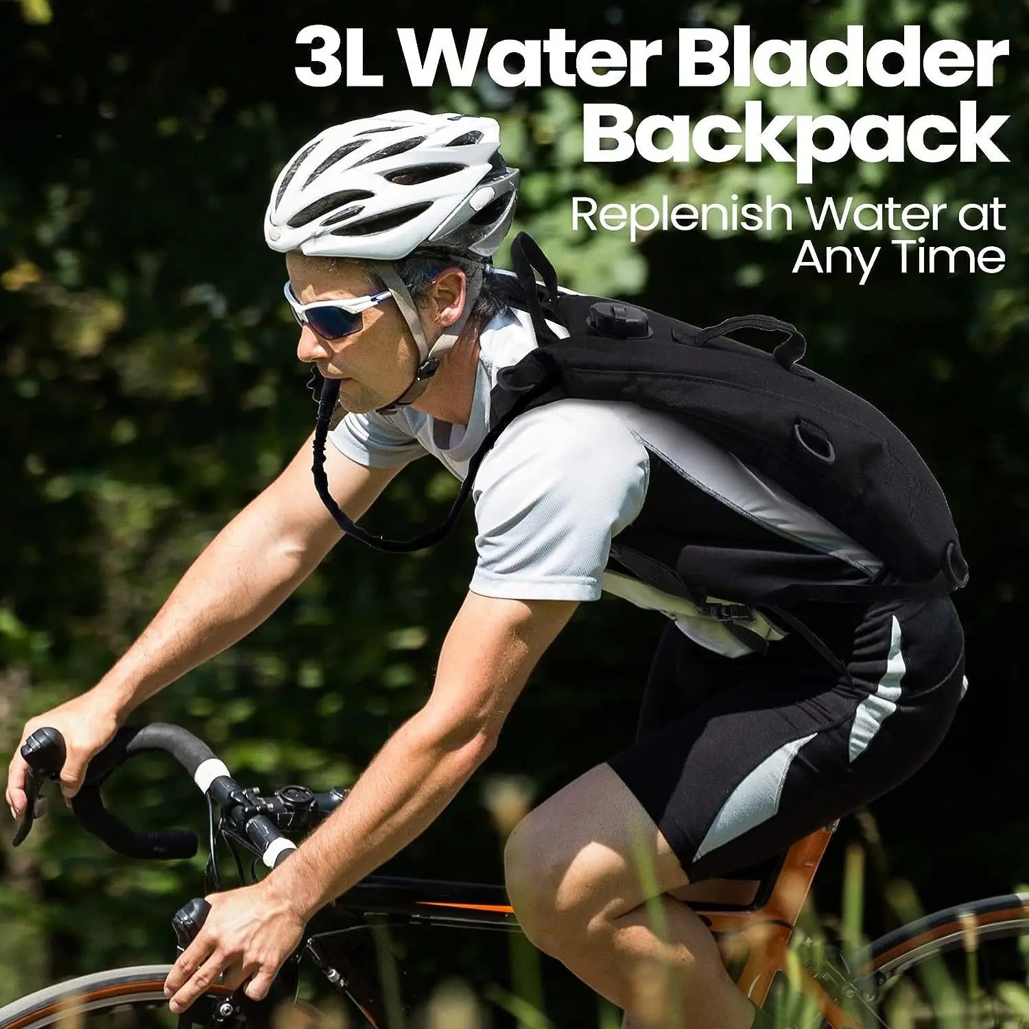 3L Hydration Pack Backpack for Hiking & Cycling