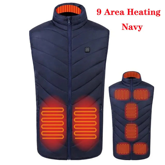 USB Heating Jacket for Men & Women (9/13/17 Zone)