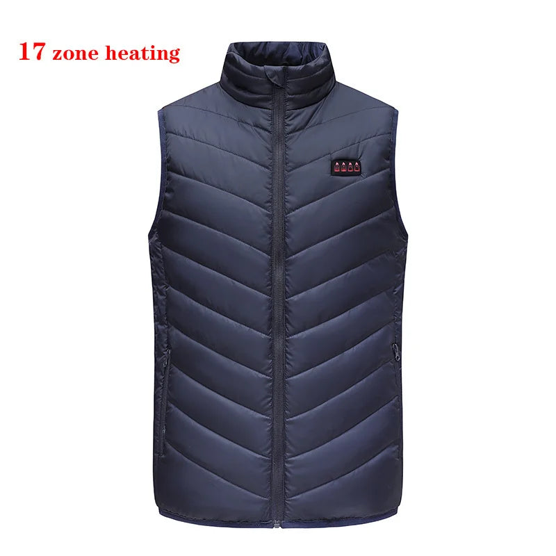 USB Heating Jacket for Men & Women (9/13/17 Zone)