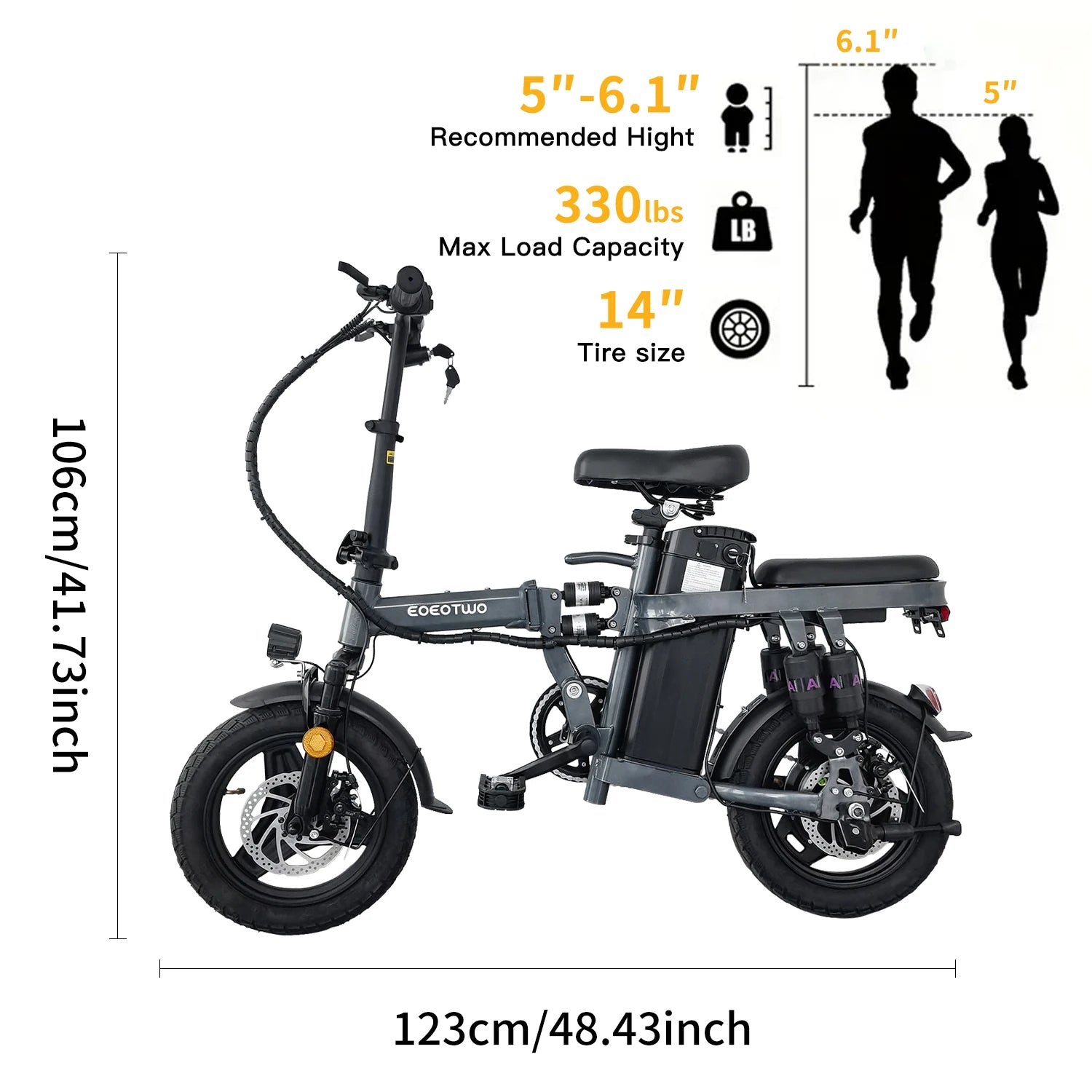 Folding Electric Bike for Adults – Fast, Comfortable & Perfect for Commuting