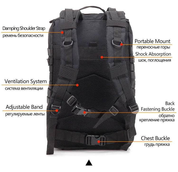 30L/50L Tactical MOLLE Backpack