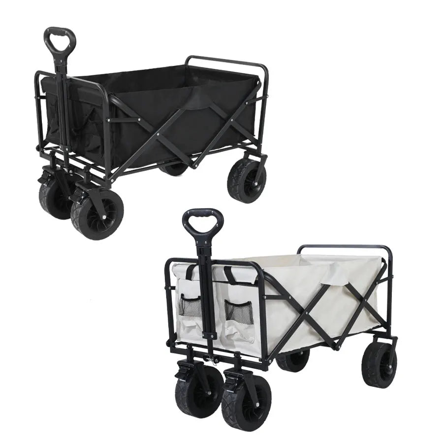 Heavy-Duty Folding Utility Wagon for Beach & Camping