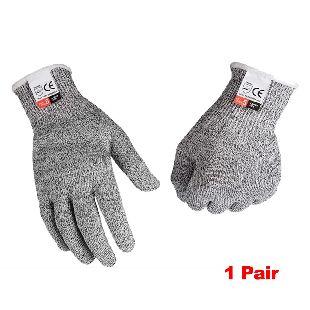 Anti-Cut Fishing Gloves with Cut-Resistant Steel Wire Mesh