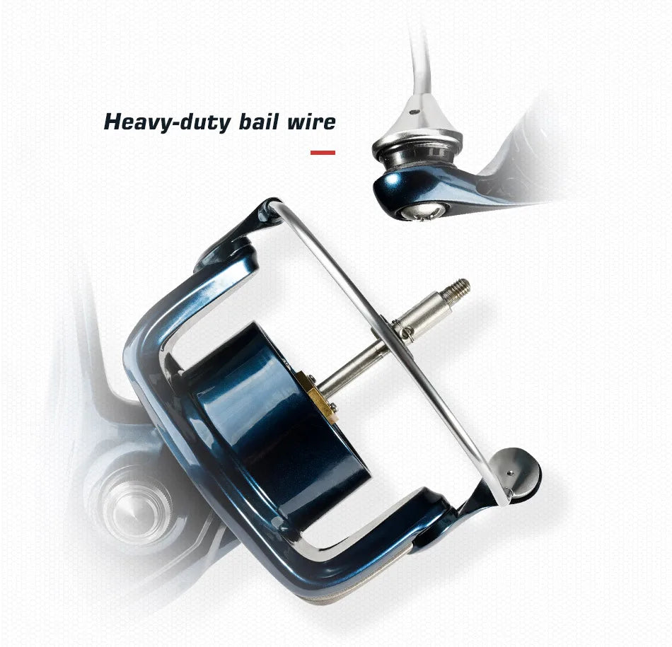 Noeby Spinning Fishing Reel 2500 3000 4000 5000 6000 8000 10000 Max Drag 25kg Aluminum Saltwater Spinning Fishing Reels