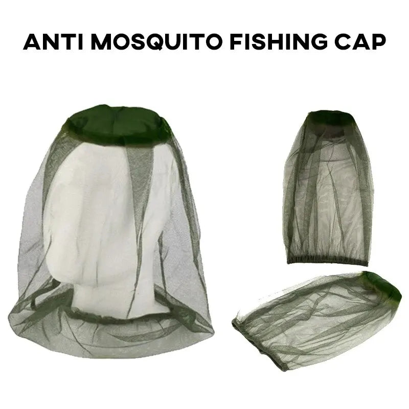 Anti-Mosquito Breathable Fishing Cap with Mesh Net