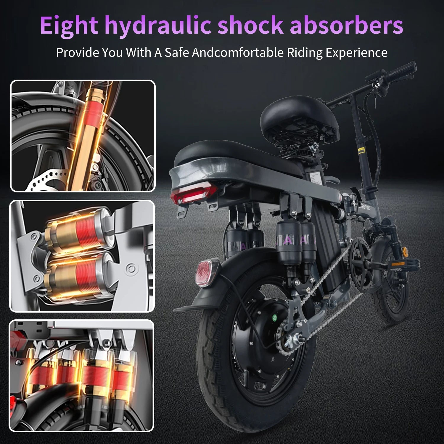 Folding Electric Bike for Adults – Fast, Comfortable & Perfect for Commuting