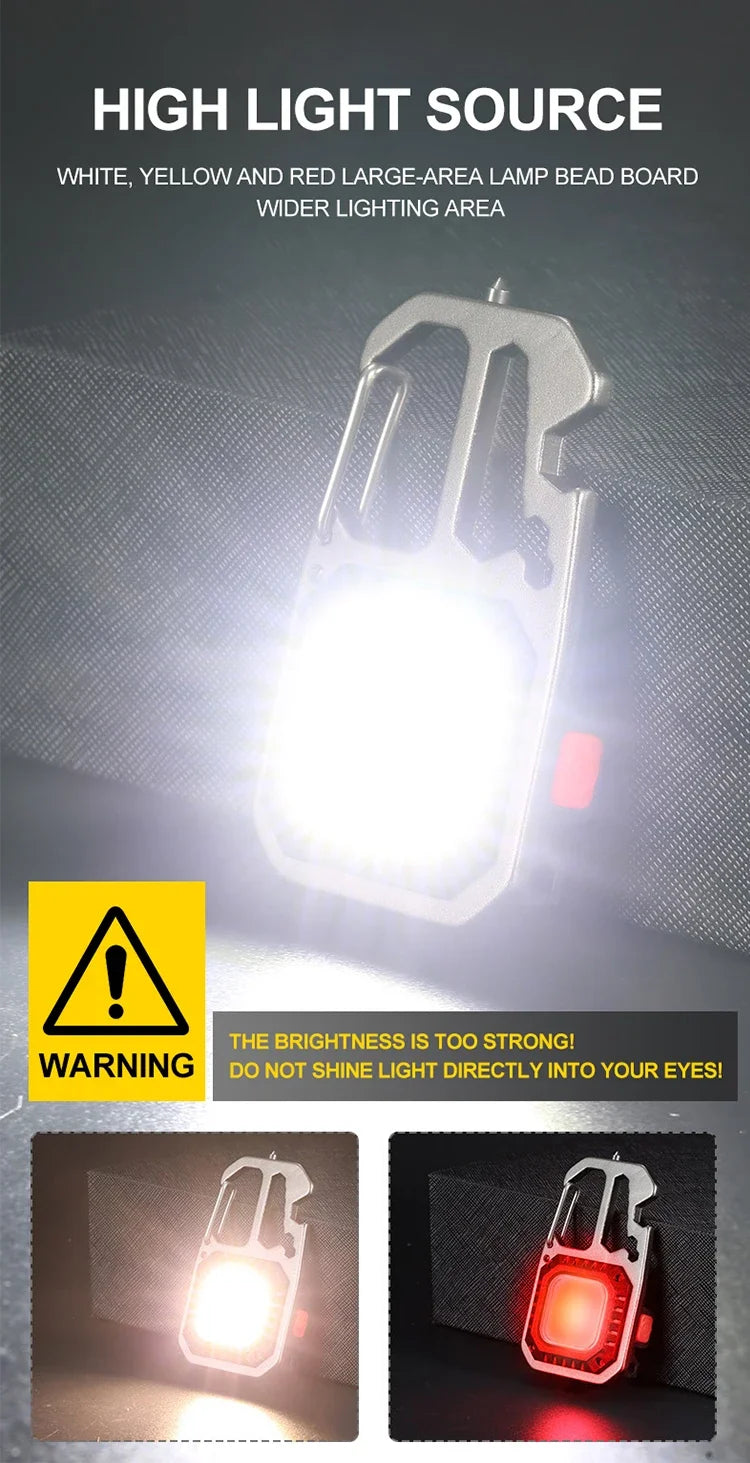 Rechargeable LED COB Work Light with Battery Display