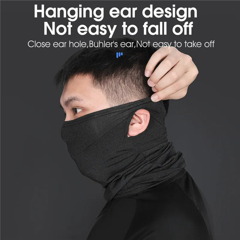 WEST BIKING Ice Silk UV Face Cover for Cycling & Running