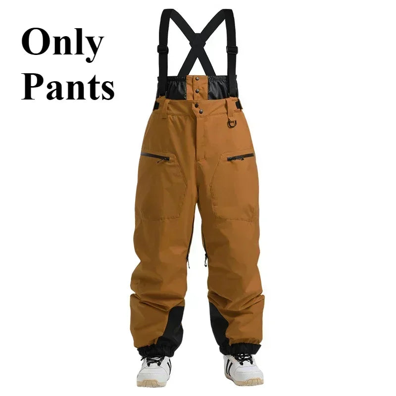Waterproof Ski & Snow Overalls with Suspenders