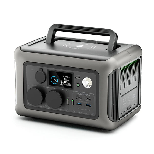 ALLPOWERS R600 Portable Power Station with 299Wh LiFePO4 Battery