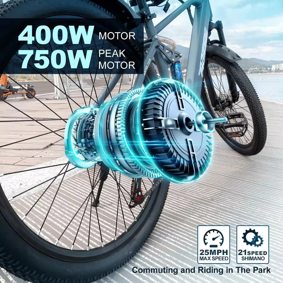 750W Adults Electric Bike – Powerful, Versatile & Built for City and Mountain Rides