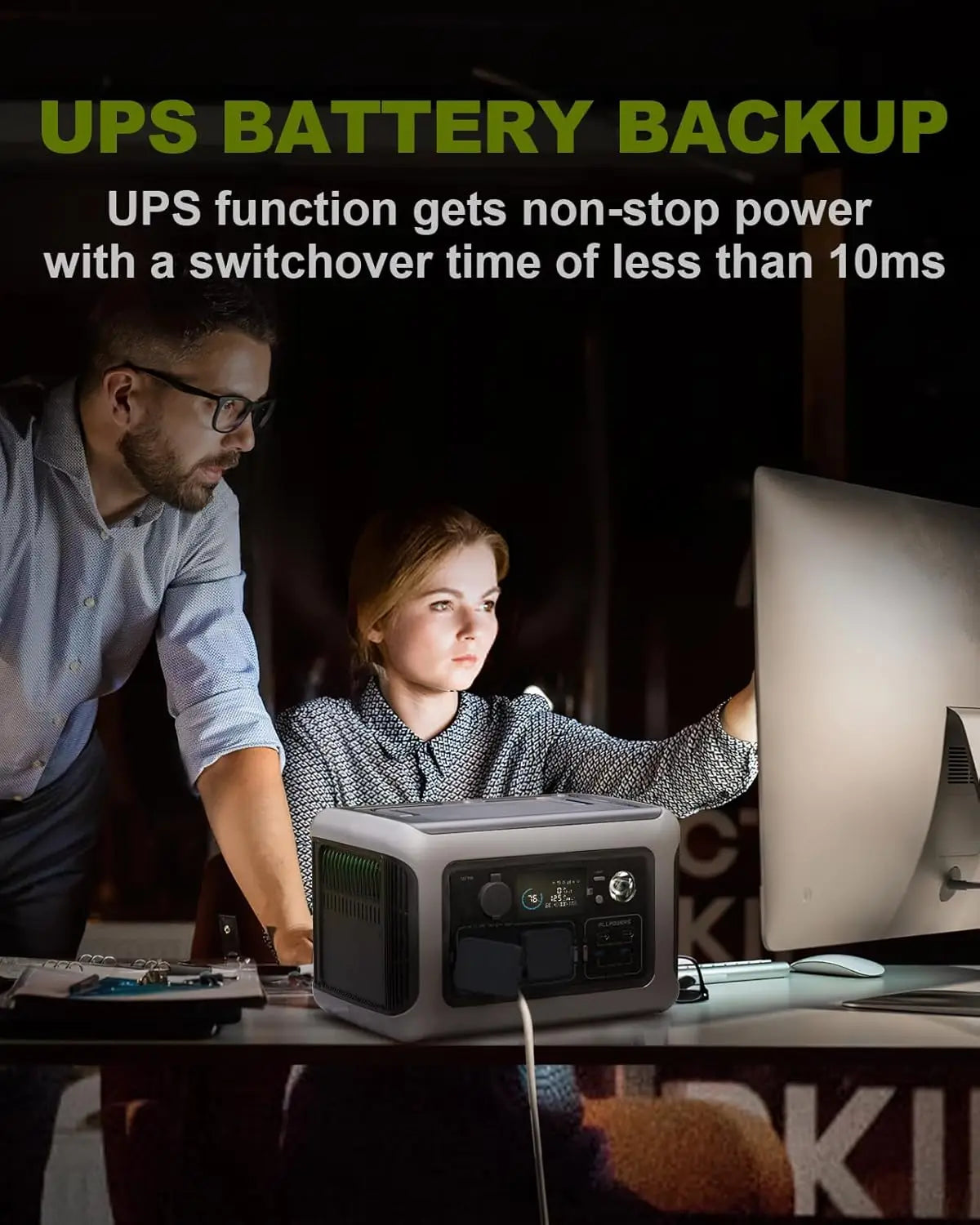 ALLPOWERS R600 Portable Power Station with 299Wh LiFePO4 Battery