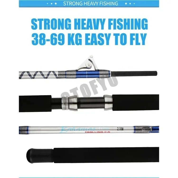 Saltwater Spinning Big Game Fishing Rod – Built for Power & Performance
