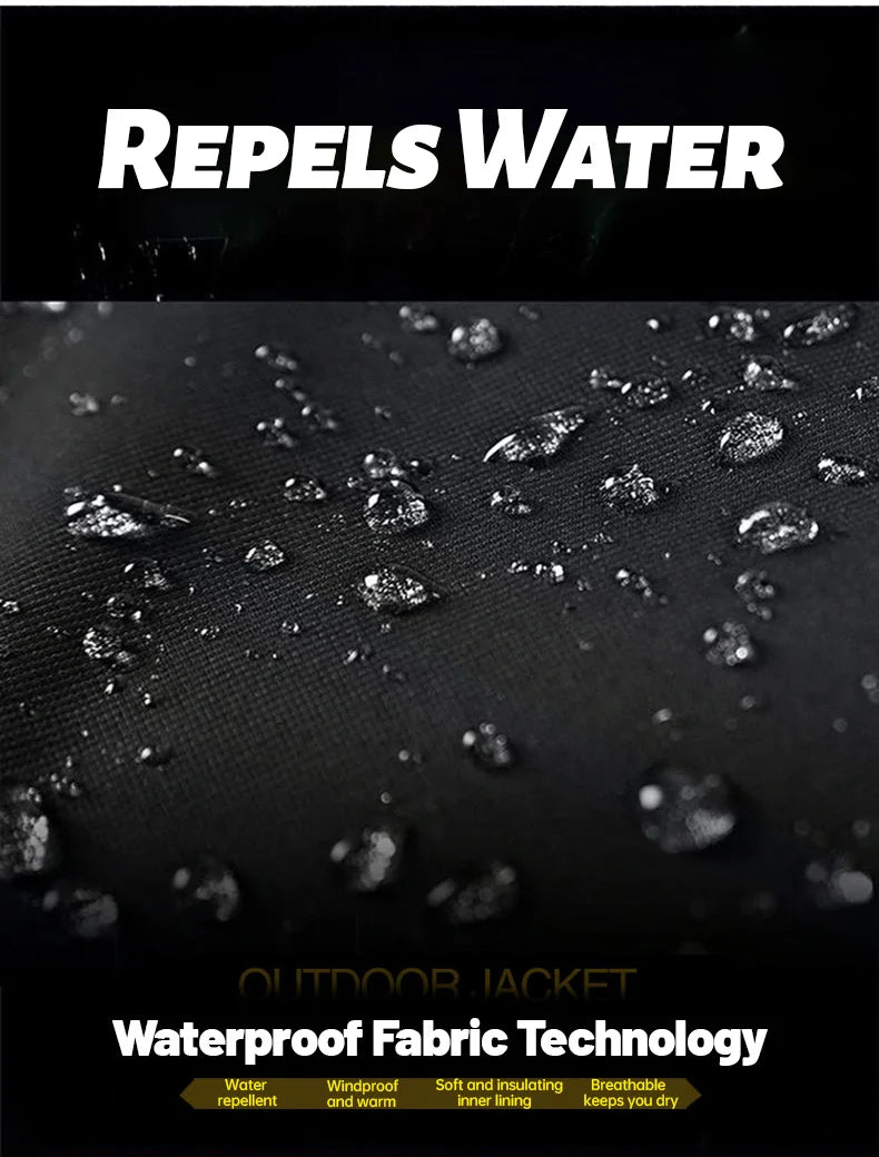 Men’s Plush Warm Fashion Jacket – Autumn & Winter Outdoor Sports Coat