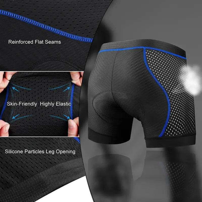 X-TIGER 5D Padded Cycling Underwear Shorts