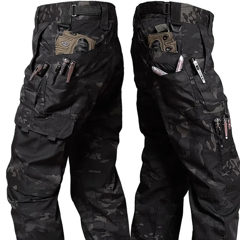 Waterproof Tactical Cargo Pants with Multi-Pockets