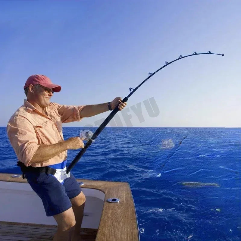 Saltwater Spinning Big Game Fishing Rod – Built for Power & Performance