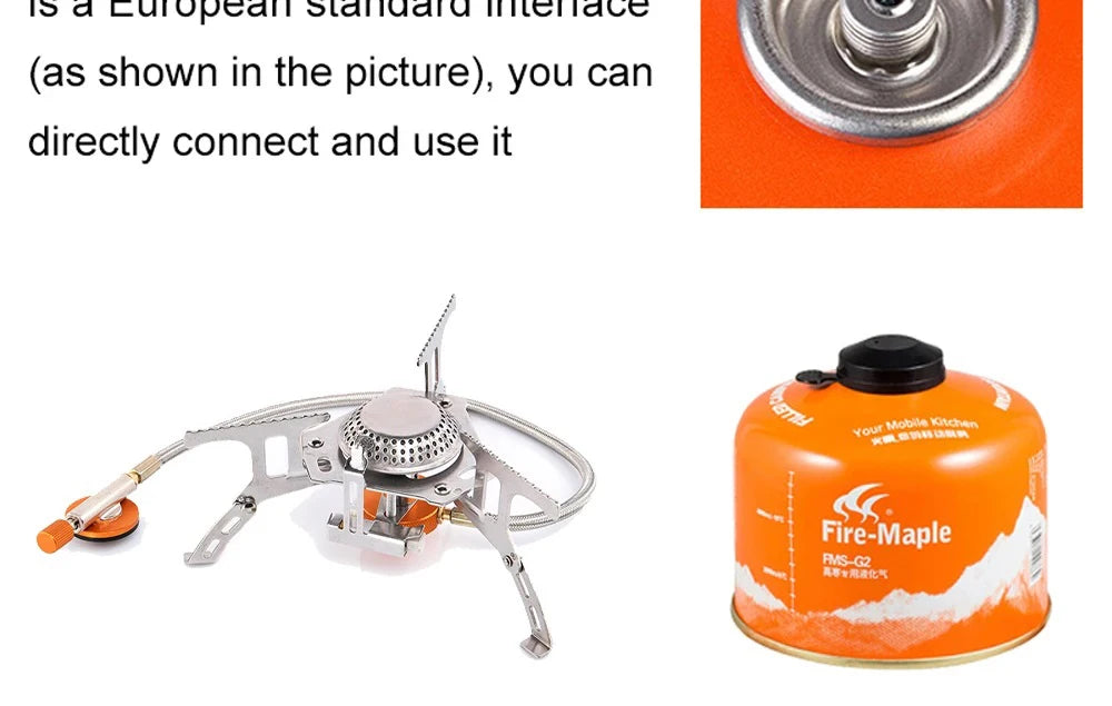 Camping Gas Stove – Portable Folding Outdoor Stove for Cooking